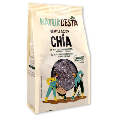 Semillas de chia NATURCESTA, paquete 250 g