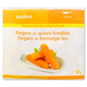 Fingers de queso fundido