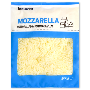 Queso rallado mozzarella 200 g