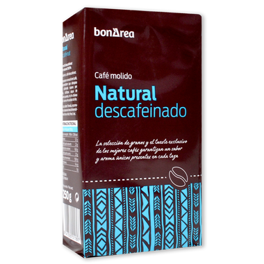 Café molido descafeinado 250 g
