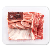 Combinado de carne barbacoa