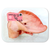 Mitja careta de porc