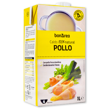 Caldo natural de pollo 1 l