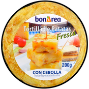 Truita fresca de patates amb ceba
