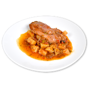 Pie de cerdo a la cazuela