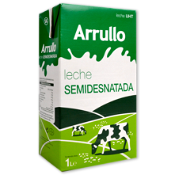 Leche semidesnatada sin lactosa ASTURIANA, pack 3x200 ml