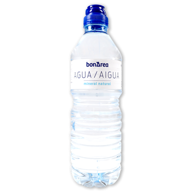 Agua mineral natural botella de 50 cl pet