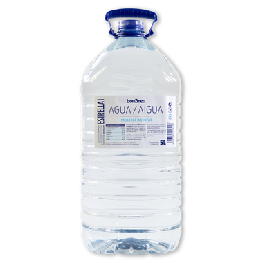 Agua mineral natural garrafa de 5 l pet