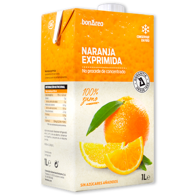 Zumo de naranja exprimida 1 l