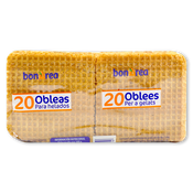 Galletas obleas barquillo crujiente