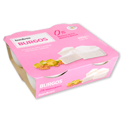 Formatge fresc burgos 0% matèria greix paq. 4 u.