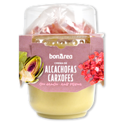 Crema de carxofes amb pernil terrina