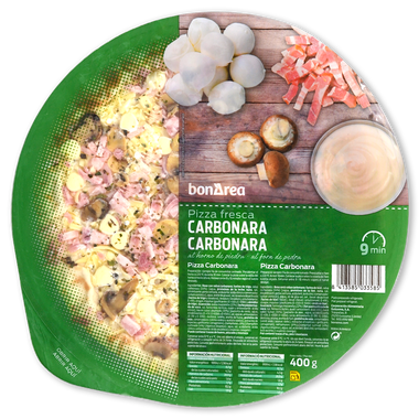 Pizza carbonara 400 g