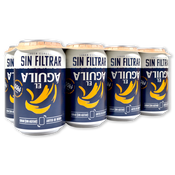 Cervesa sense filtrar El Aguila paq. de 8 llaunes de 33 cl