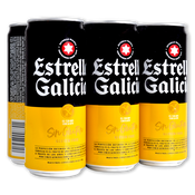 Cervesa Estrella Galicia sense gluten paq. de 6 u. de 33 cl